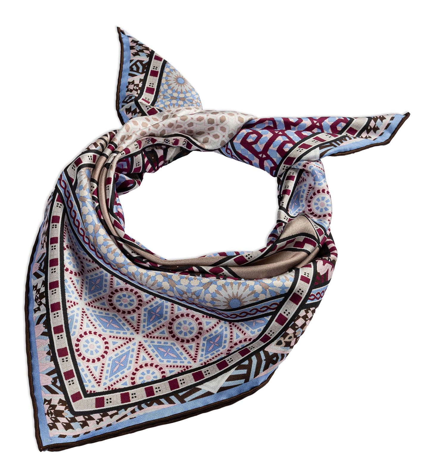 ROECKL Kaleidoskope 53x53 Multi Coffee ROECKL Kaleidoskope 53x53 Multi Coffee