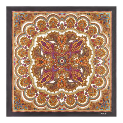 ROECKL Fine Paisley 53x53 Black Multi