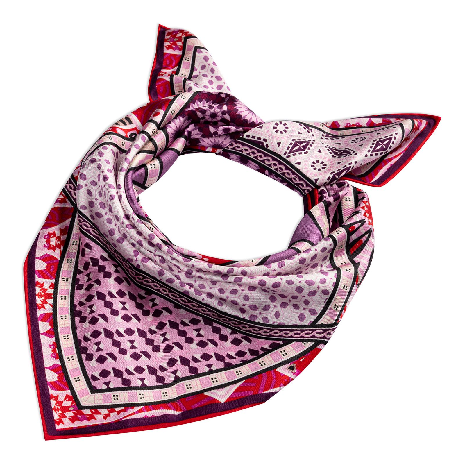 ROECKL Kaleidoskope 53x53 Red / Wine ROECKL Kaleidoskope 53x53 Red / Wine