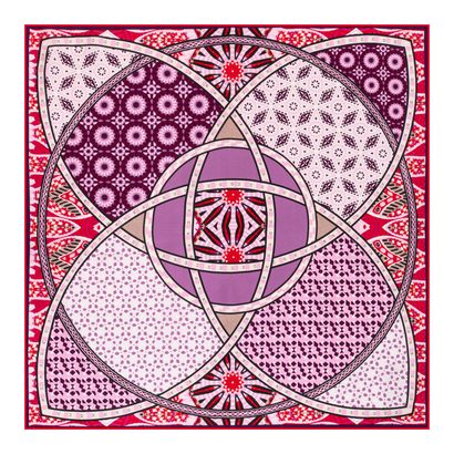 ROECKL Kaleidoskope 53x53 Red / Wine ROECKL Kaleidoskope 53x53 Red / Wine