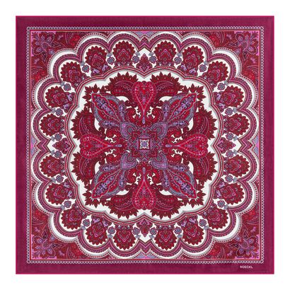 ROECKL Fine Paisley 53x53 Multi Wine