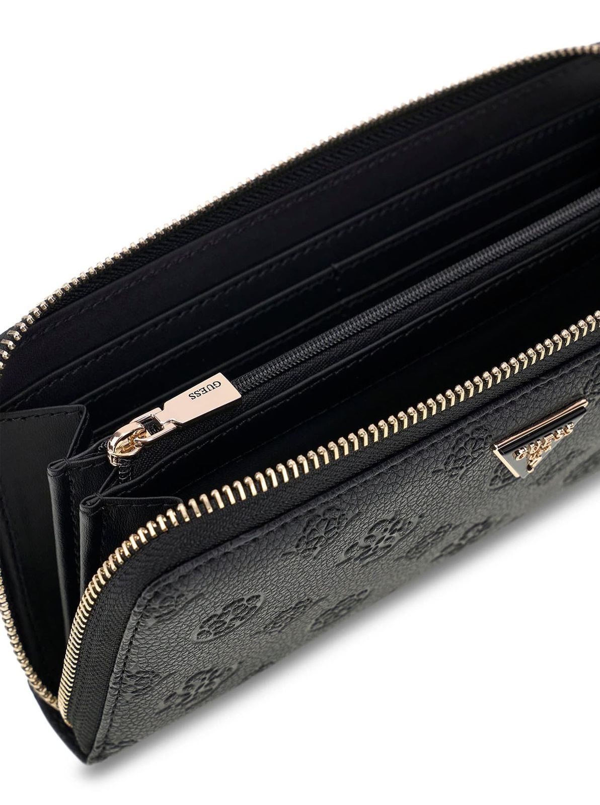 GUESS Blake SLG Zip Around Wallet L Black Logo GUESS Blake SLG Zip Around Wallet L Black Logo
