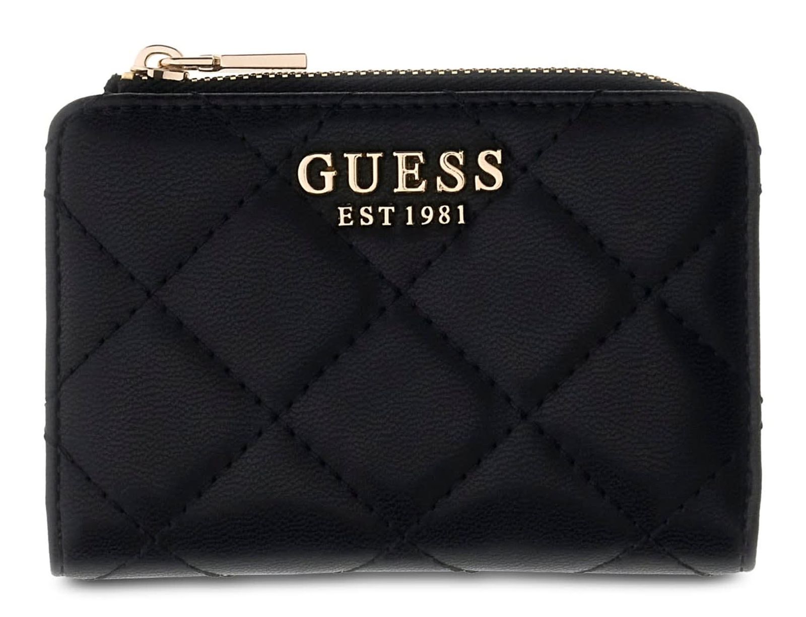 GUESS Juliet SLG Zip Around Card Case Black