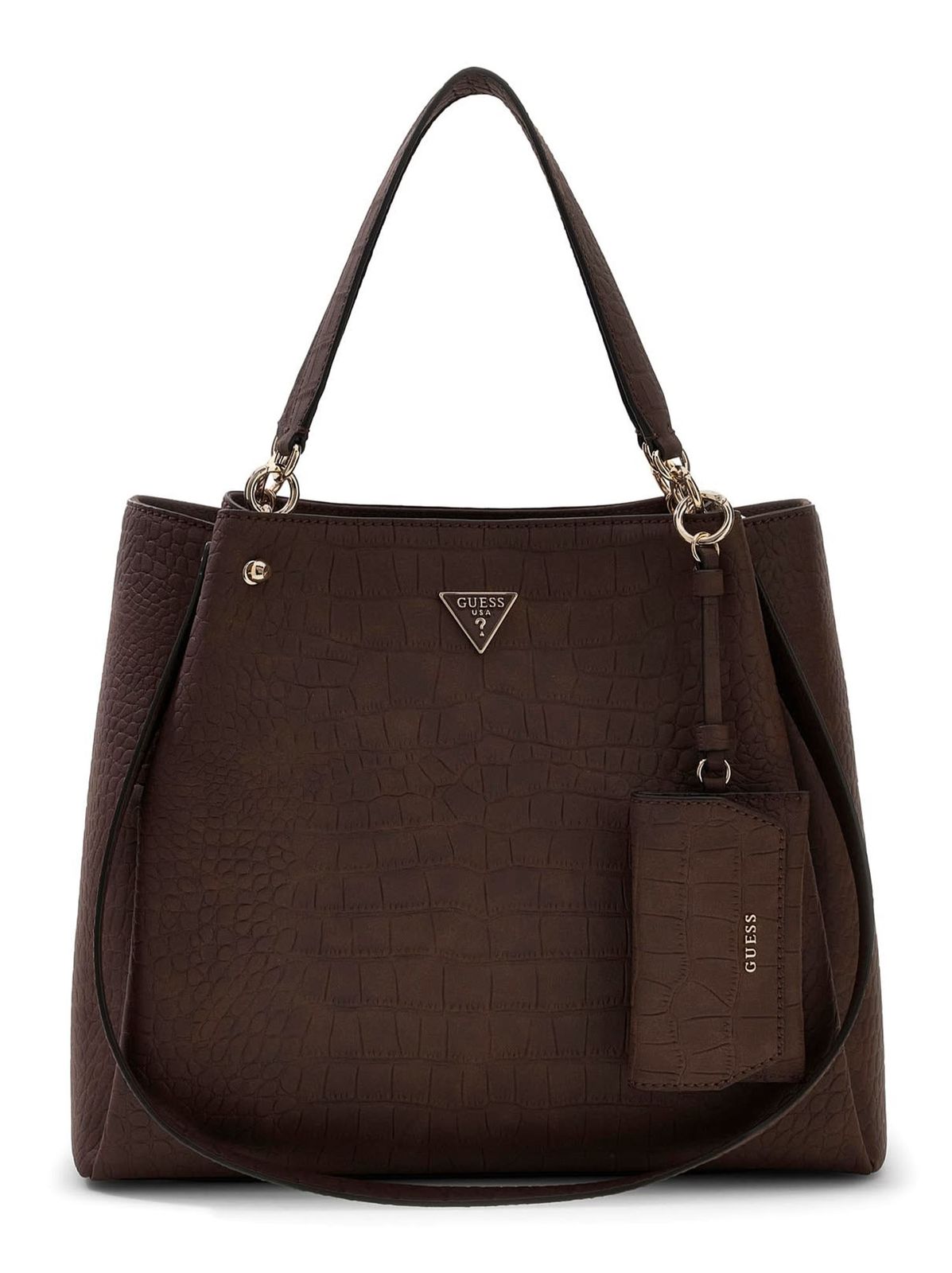 GUESS Lorella Girlfriend Tote Espresso