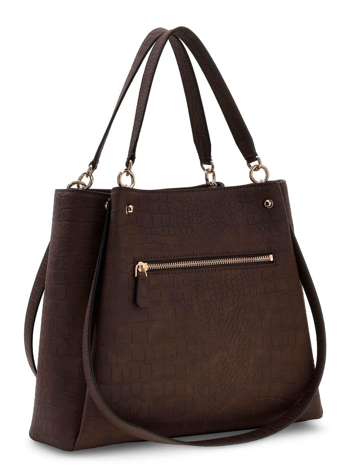 GUESS Lorella Girlfriend Tote Espresso GUESS Lorella Girlfriend Tote Espresso