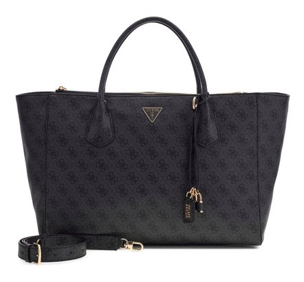 GUESS Marissa Logo Tech Tote Coal Logo GUESS Marissa Logo Tech Tote Coal Logo