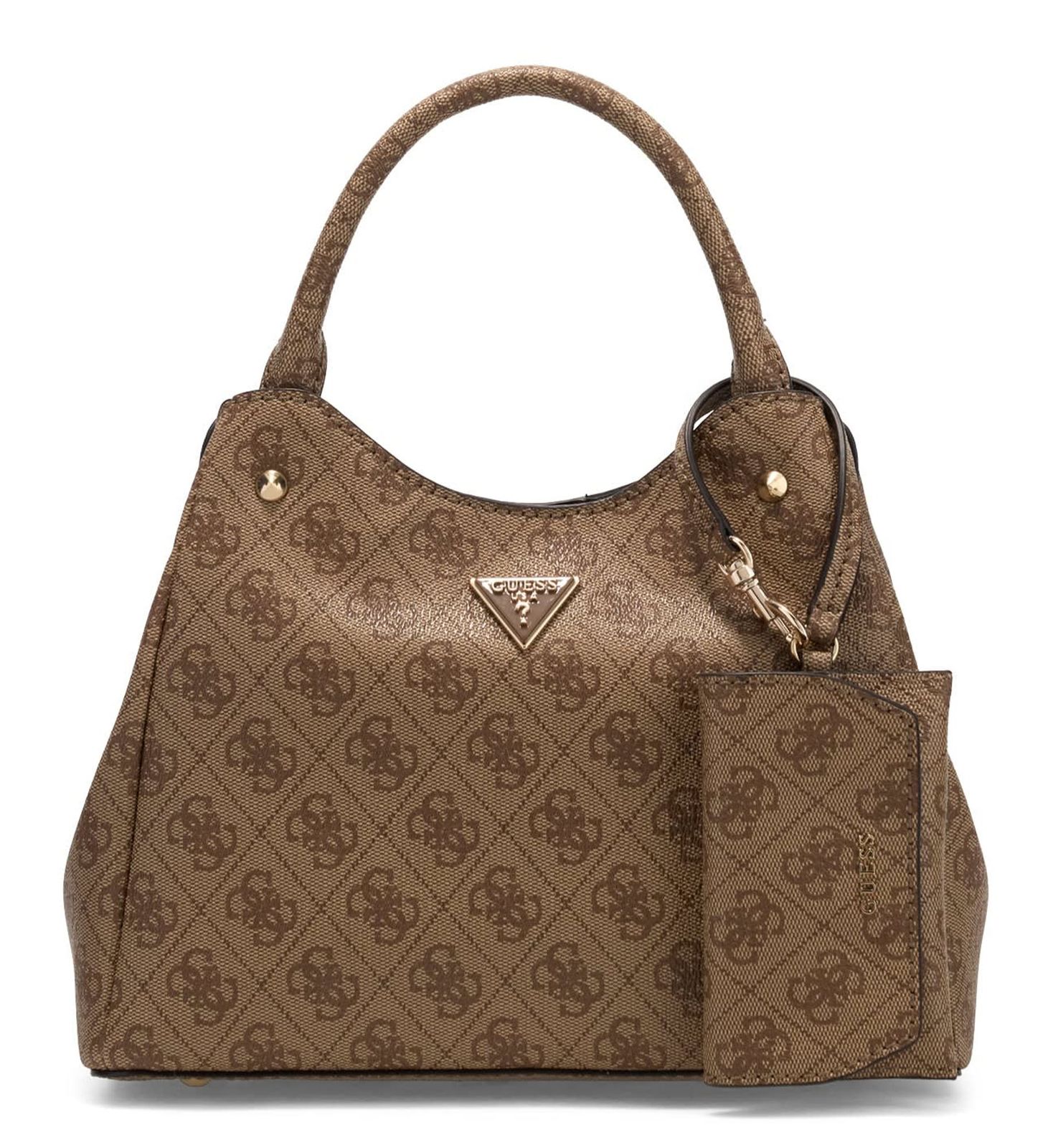 GUESS Lorella Logo Girlfriend Tote S Latte Logo GUESS Lorella Logo Girlfriend Tote S Latte Logo