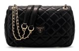 GUESS Juliet Mini Convertible Crossbody Flap Black