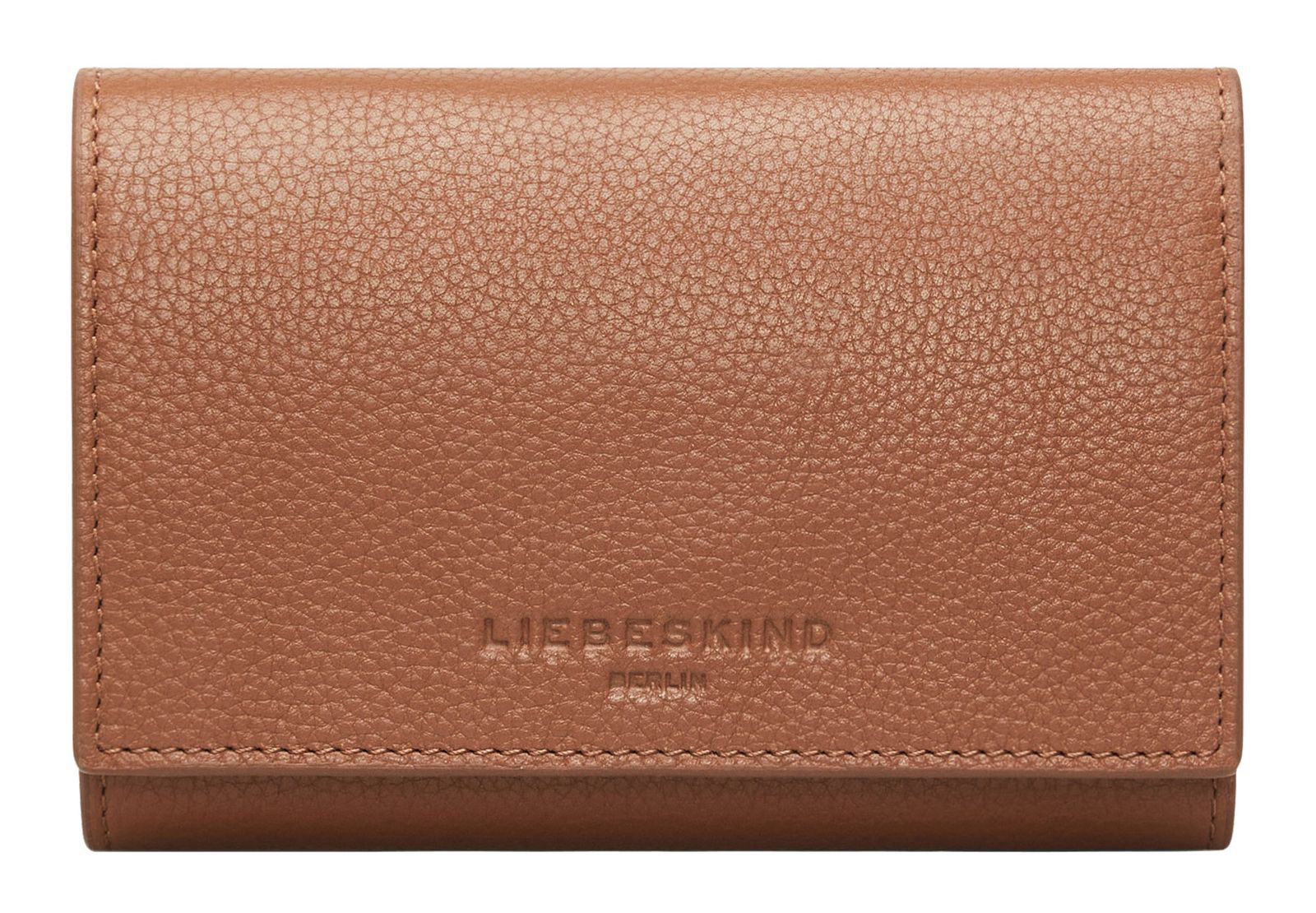 LIEBESKIND BERLIN Carry Over 608 Linn Small Pebble Wallet M Cognac