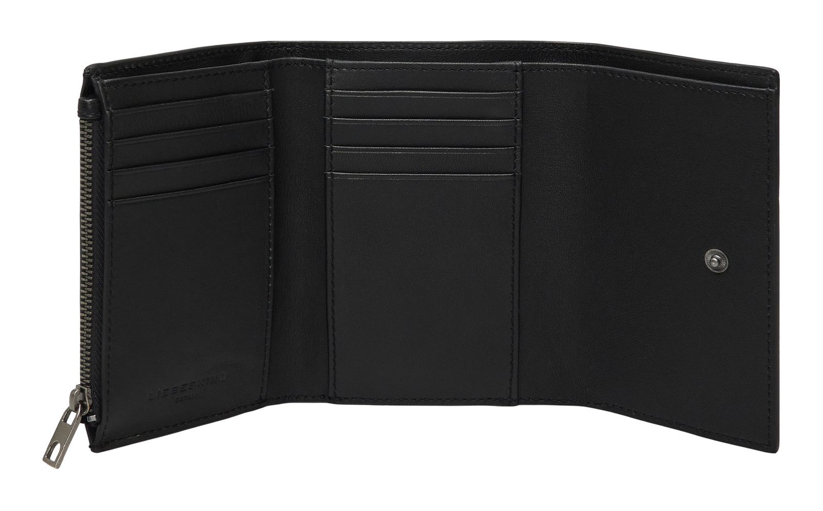 LIEBESKIND BERLIN Carry Over 608 Linn Small Pebble Wallet M Black LIEBESKIND BERLIN Carry Over 608 Linn Small Pebble Wallet M Black