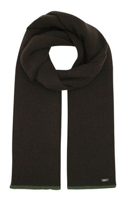bugatti Knitted Scarf Taupe bugatti Knitted Scarf Taupe
