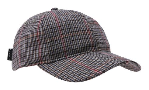 bugatti Cap With Classic Glen Check Pattern Grey bugatti Cap With Classic Glen Check Pattern Grey