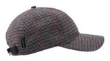 bugatti Cap With Classic Glen Check Pattern Grey