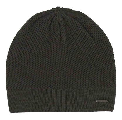 bugatti Jersey Knit Beanie Charcoal