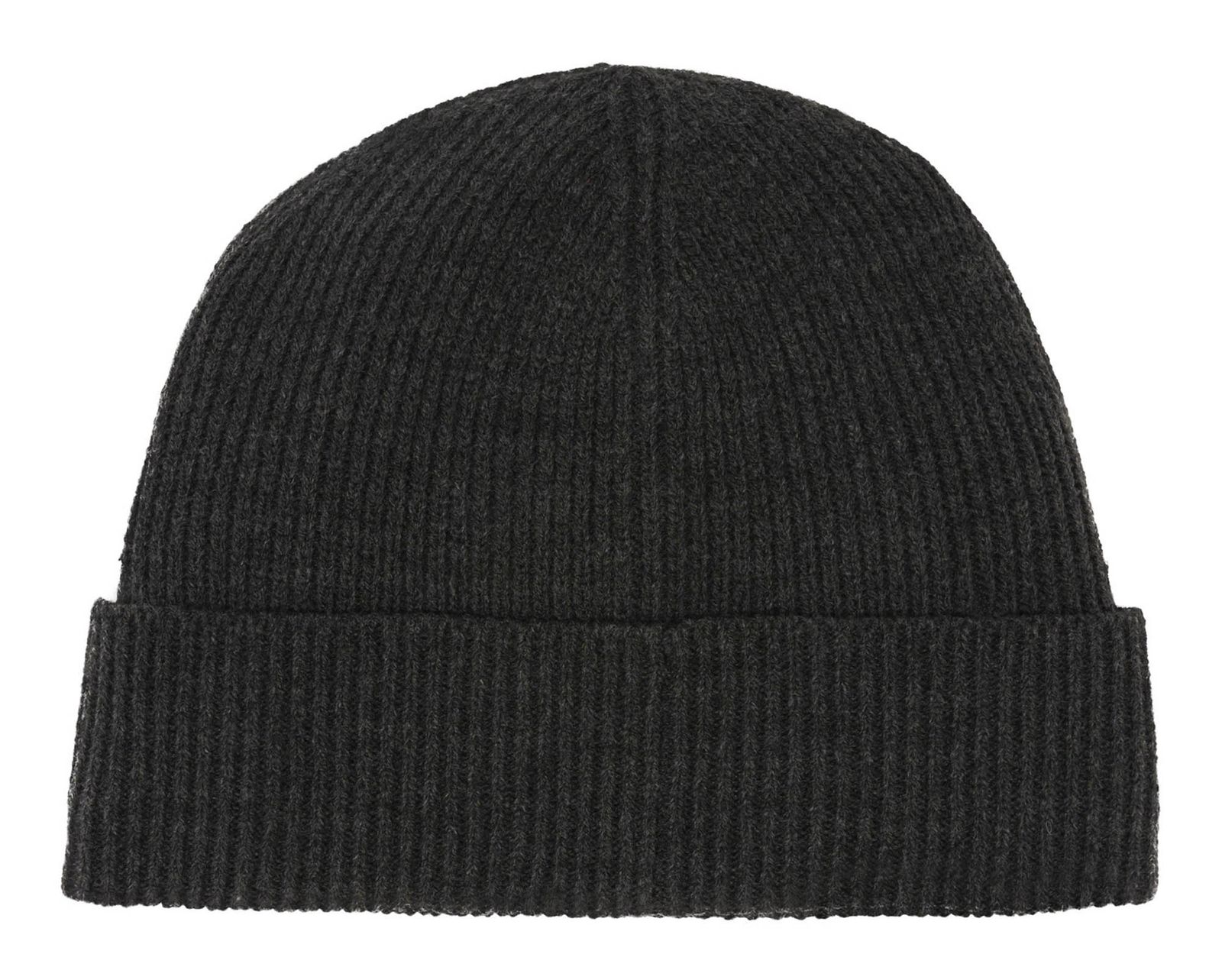 bugatti Ribbed Knit Beanie Charcoal