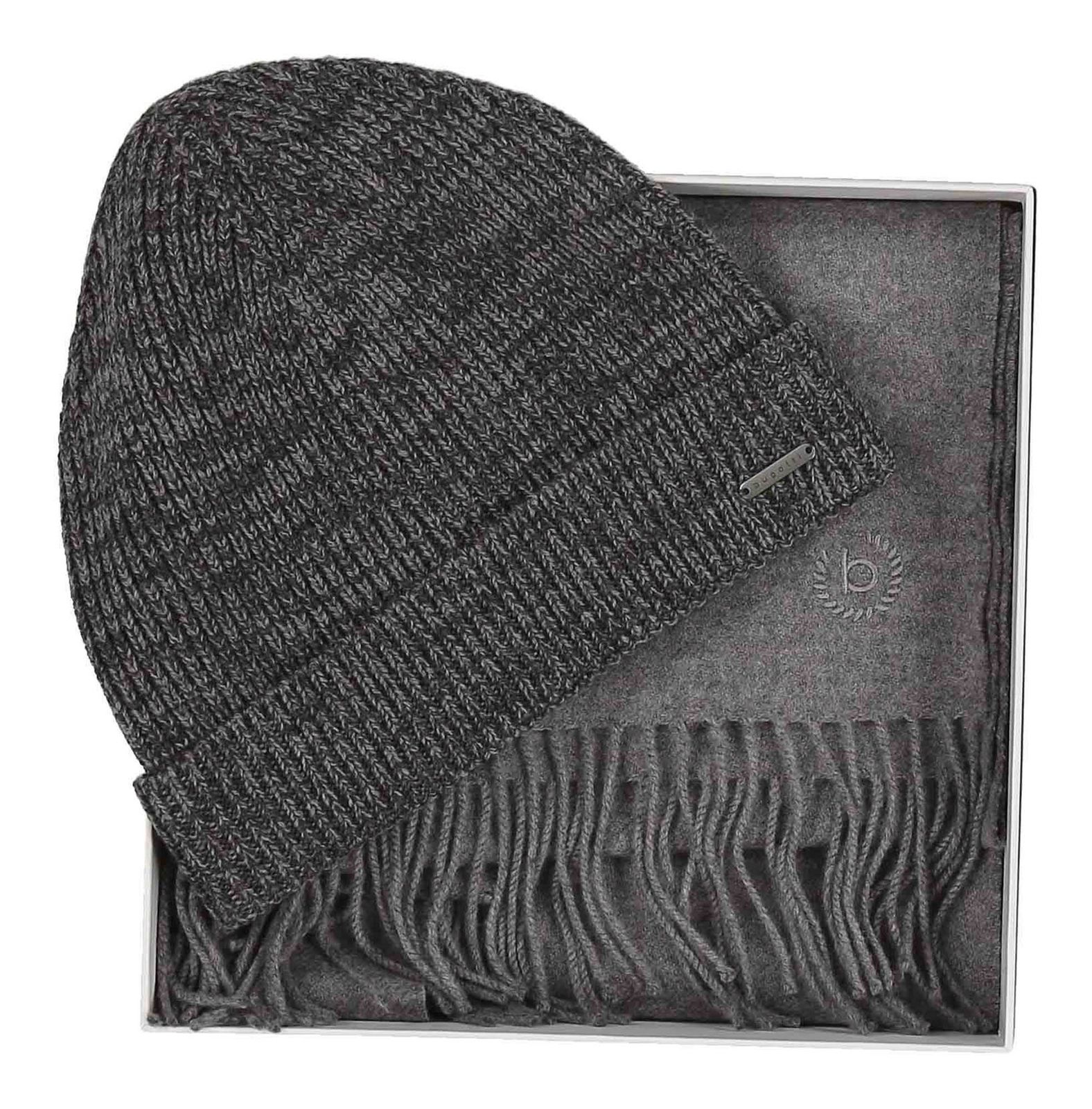 bugatti Hat And Scarf Set Gris