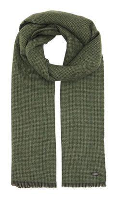 bugatti Doubleface Scarf Dark Olive