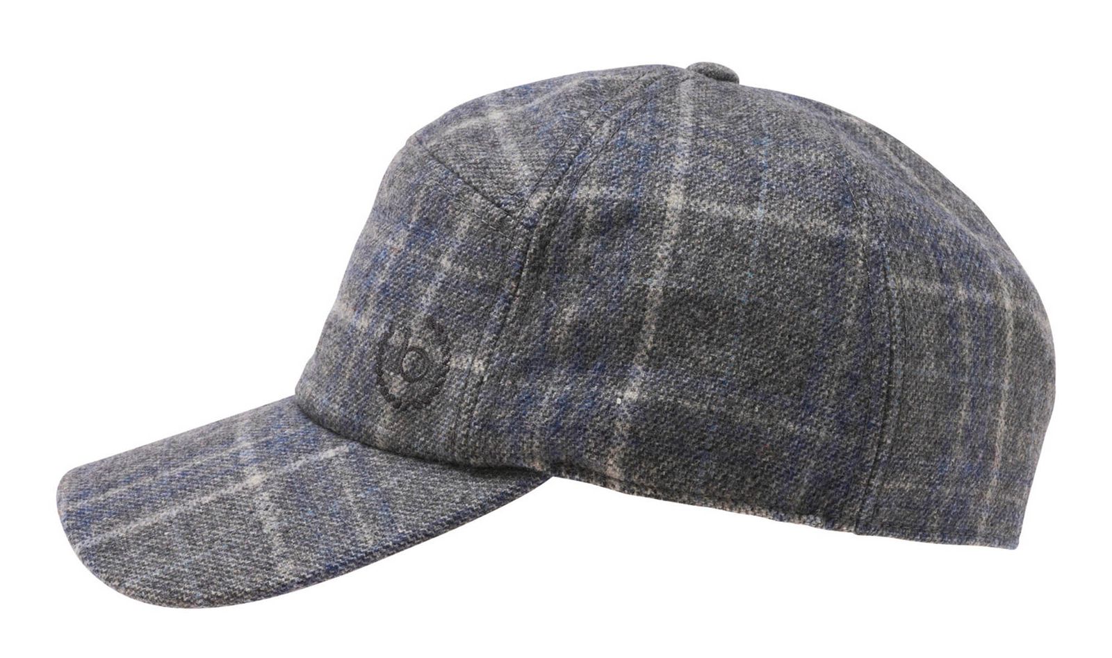 bugatti Cap With Checkered Pattern And Ear Flaps M Silver bugatti Cap With Checkered Pattern And Ear Flaps M Silver