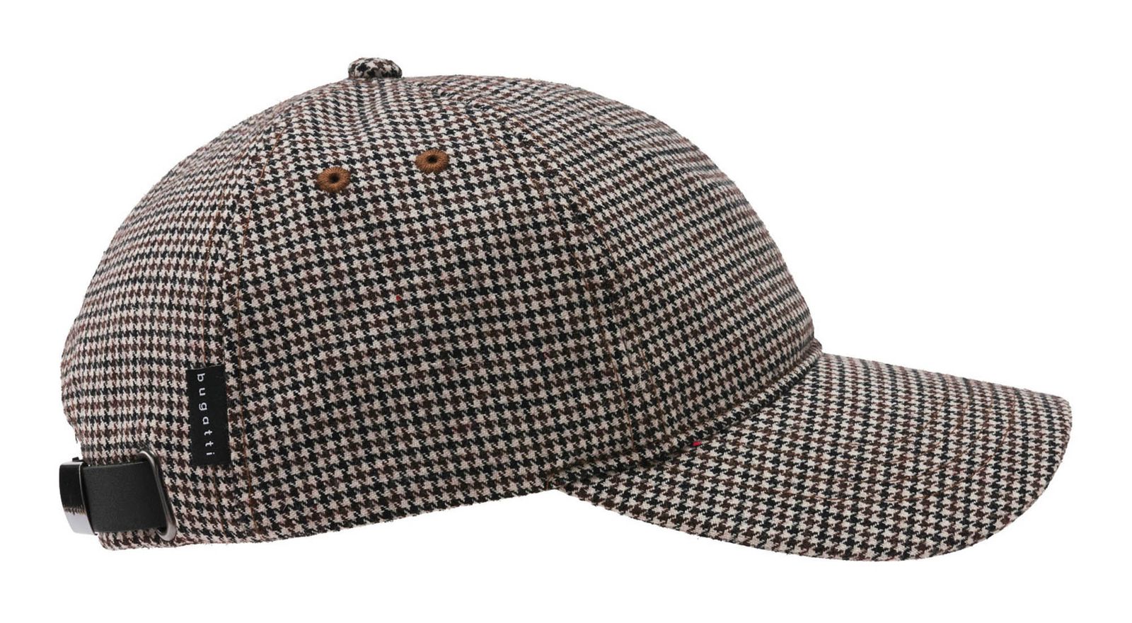 bugatti Cap With Classic Glen Check Pattern Pepper bugatti Cap With Classic Glen Check Pattern Pepper