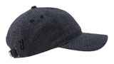 bugatti Cap With Classic Glen Check Pattern Navy