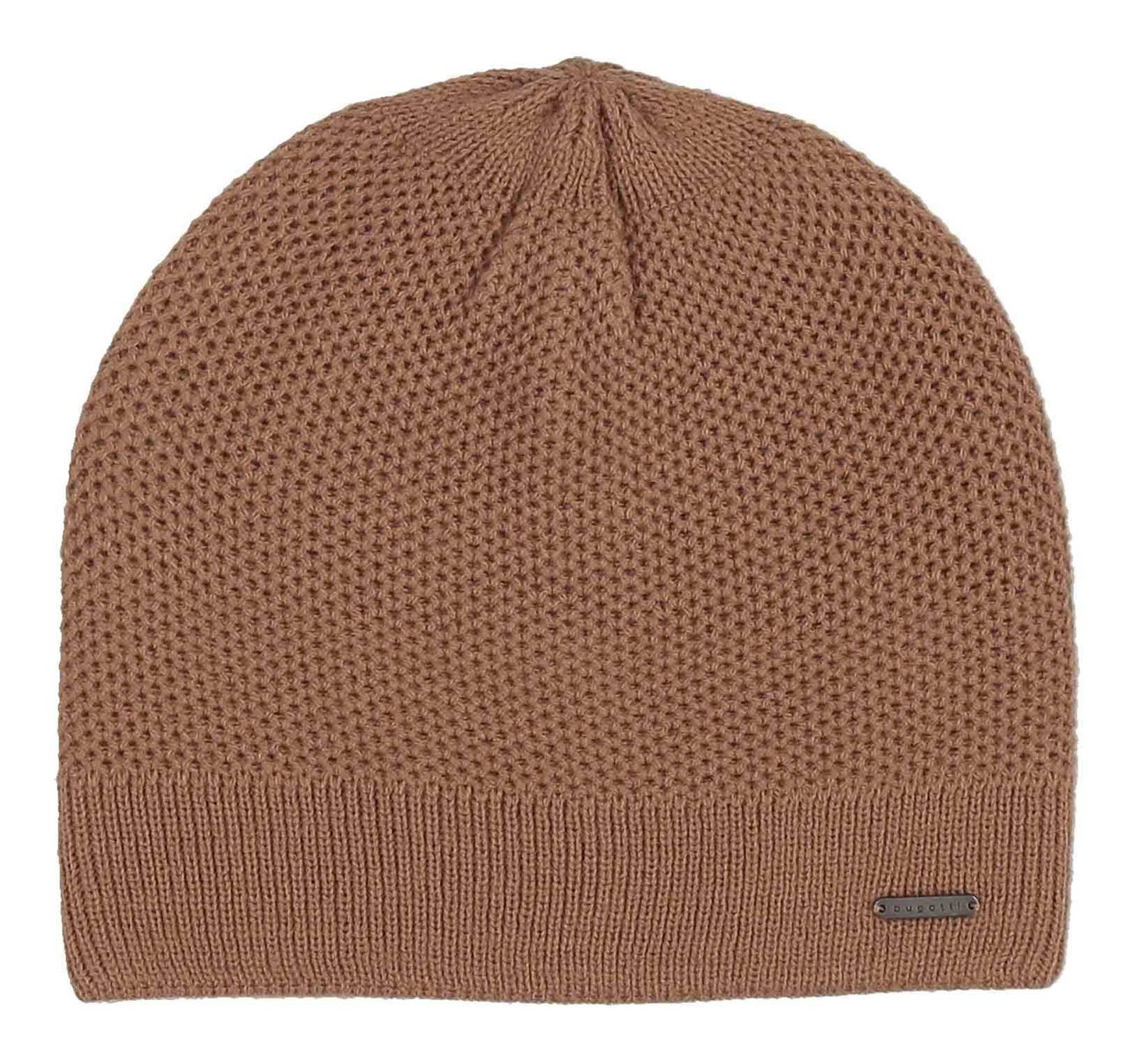 bugatti Jersey Knit Beanie Camel