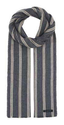 bugatti Striped Cashmink Scarf Grey bugatti Striped Cashmink Scarf Grey
