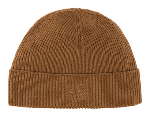 bugatti Ribbed Knit Beanie Camel bugatti Ribbed Knit Beanie Camel