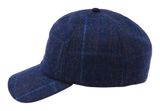 bugatti Cap With Checkered Pattern And Ear Flaps M Navy