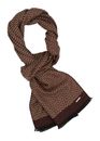 bugatti Scarf With Geometric Design Camel bugatti Scarf With Geometric Design Camel
