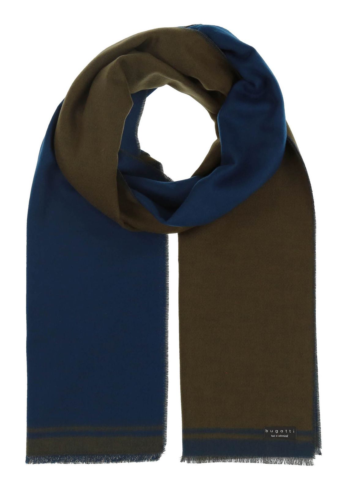 bugatti Doubleface Scarf Dark Olive