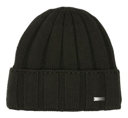 bugatti Beanie With Fleece Lining Dark Olive bugatti Beanie With Fleece Lining Dark Olive