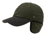 bugatti Cap With Quilted Look And Ear Flaps M Dark Olive bugatti Cap With Quilted Look And Ear Flaps M Dark Olive