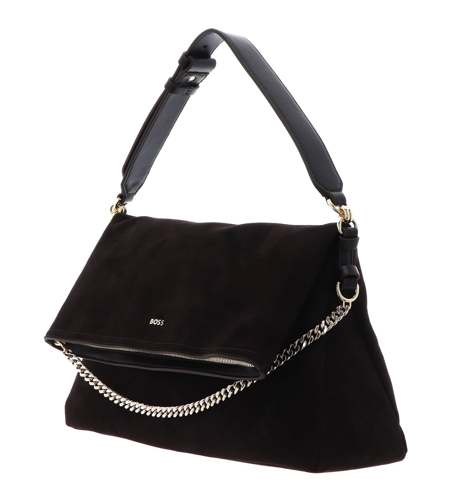 BOSS Yelena Shoulder Bag Dark Brown BOSS Yelena Shoulder Bag Dark Brown
