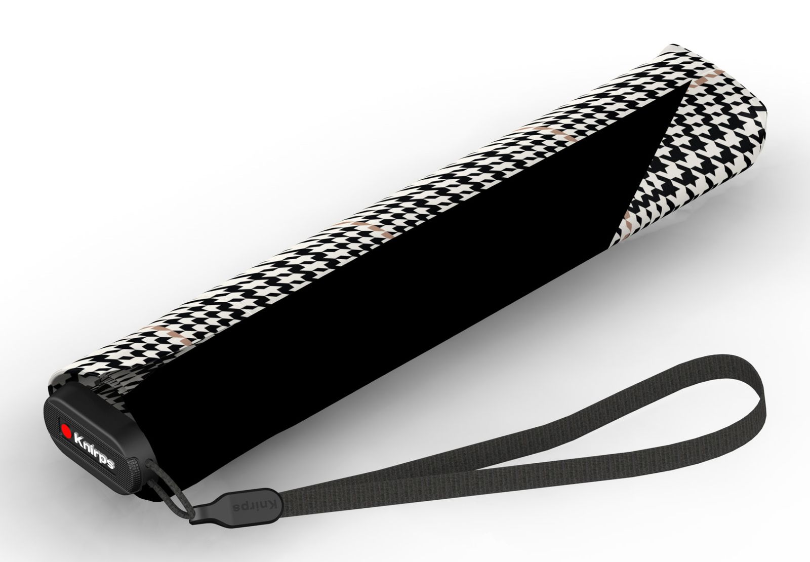 Knirps US.050 Ultra Light Slim Manual Heatshield Fashion Lord / Black Knirps US.050 Ultra Light Slim Manual Heatshield Fashion Lord / Black
