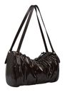 LIEBESKIND BERLIN Faye Shiny Satchel M Deep Soil LIEBESKIND BERLIN Faye Shiny Satchel M Deep Soil