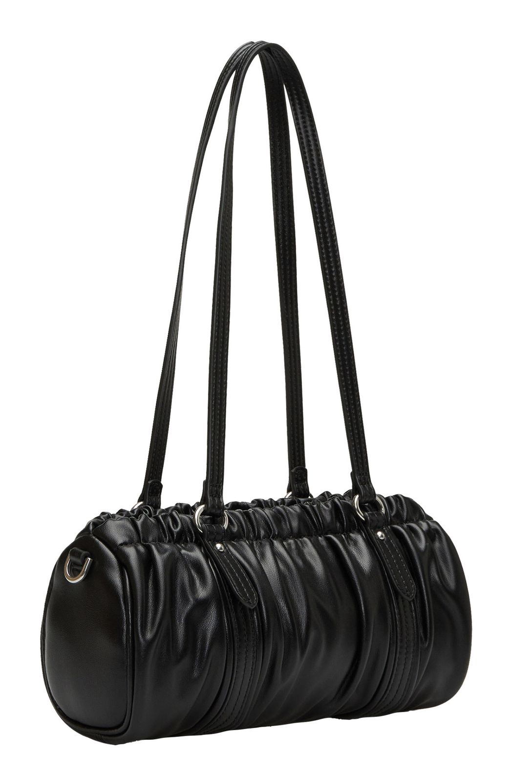 LIEBESKIND BERLIN Faye Vintage Goat Hobo Bag XS Black LIEBESKIND BERLIN Faye Vintage Goat Hobo Bag XS Black