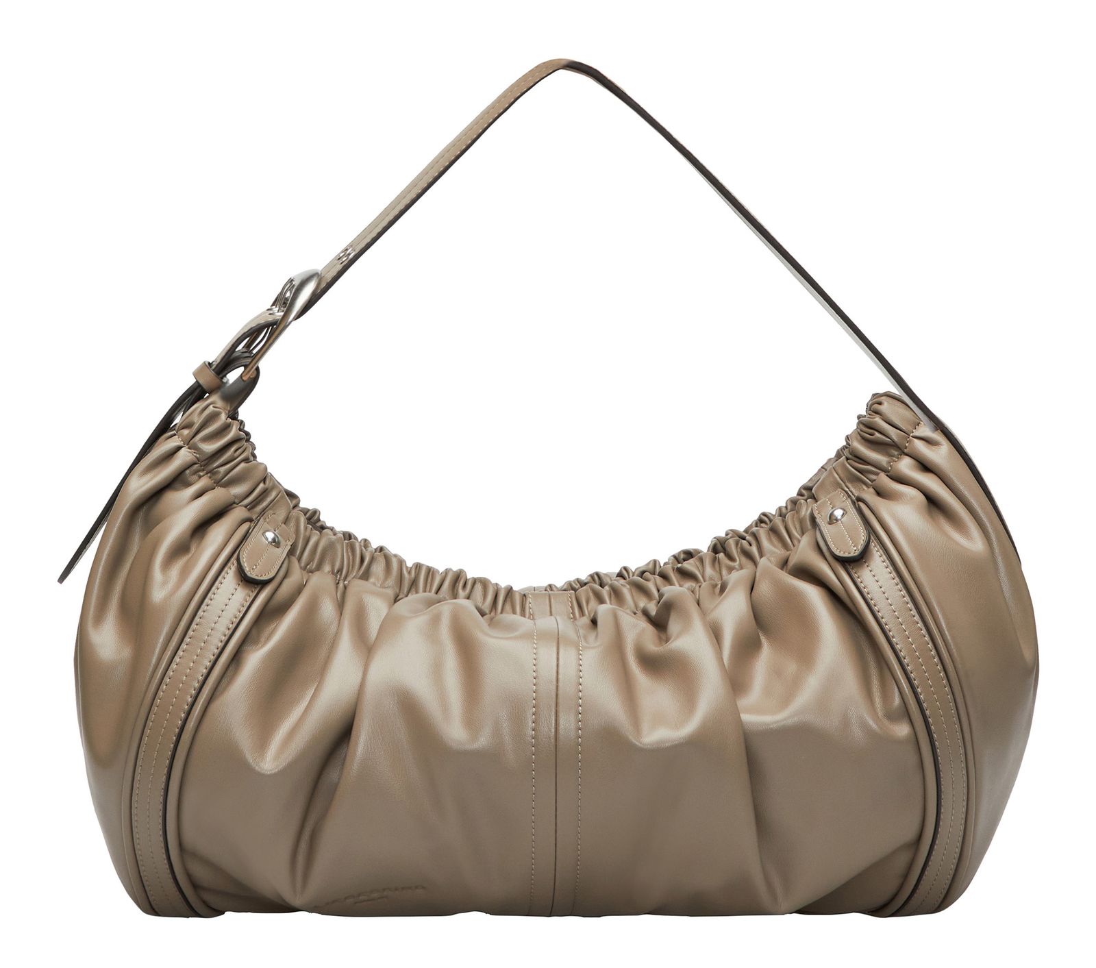 LIEBESKIND BERLIN Faye Vintage Goat Hobo Bag L Neutral Grey