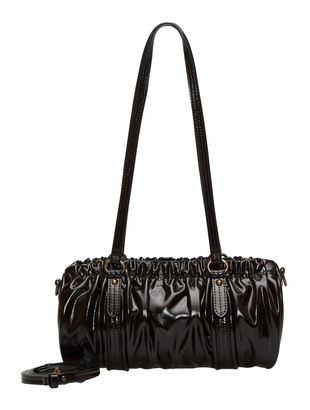LIEBESKIND BERLIN Faye Shiny Hobo Bag XS Deep Soil