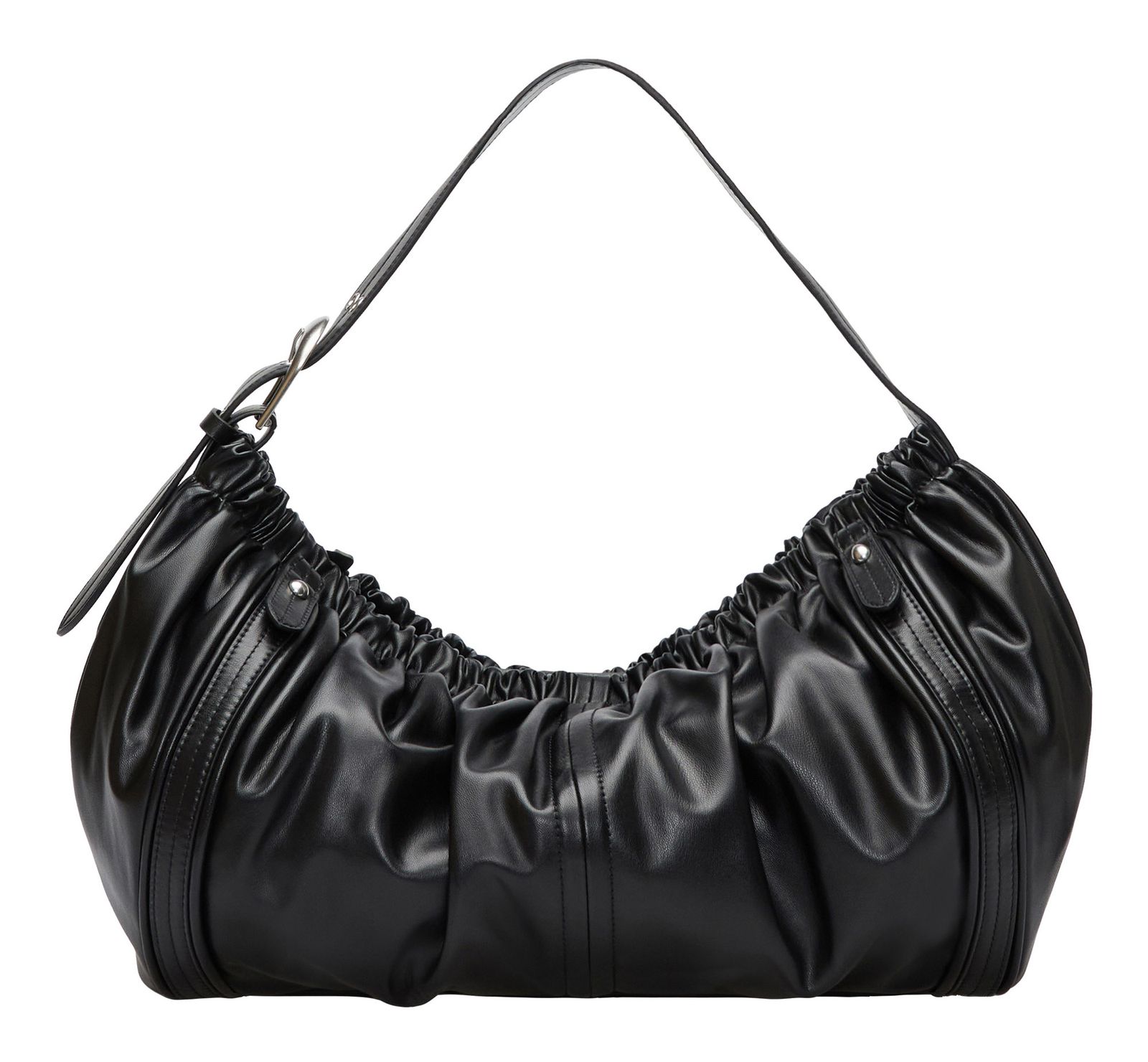 LIEBESKIND BERLIN Faye Vintage Goat Hobo Bag L Black LIEBESKIND BERLIN Faye Vintage Goat Hobo Bag L Black