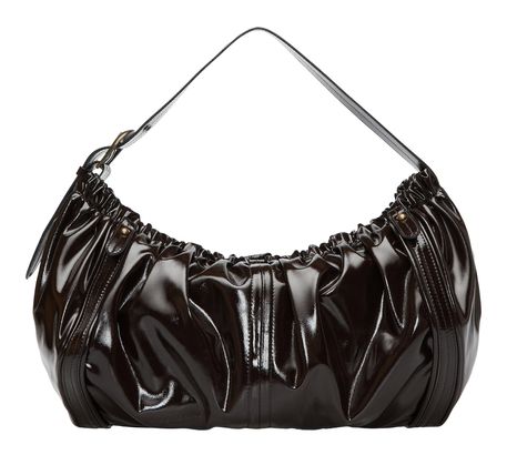LIEBESKIND BERLIN Faye Shiny Hobo Bag L Deep Soil