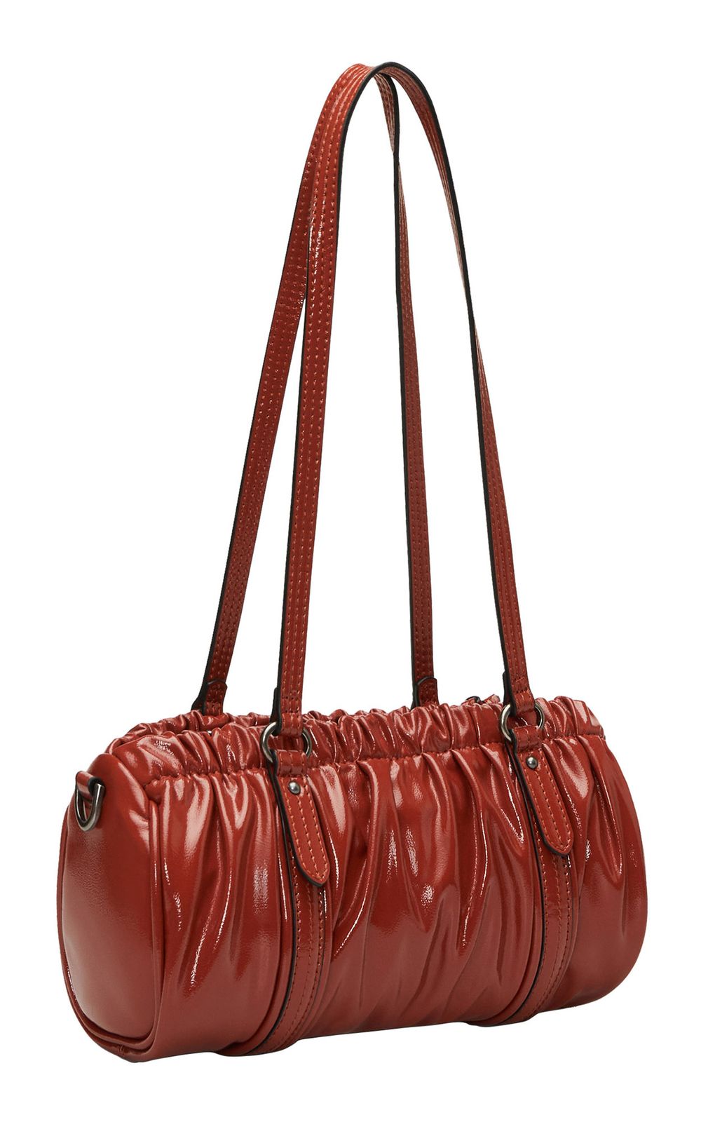LIEBESKIND BERLIN Faye Shiny Hobo Bag XS Red Rock LIEBESKIND BERLIN Faye Shiny Hobo Bag XS Red Rock