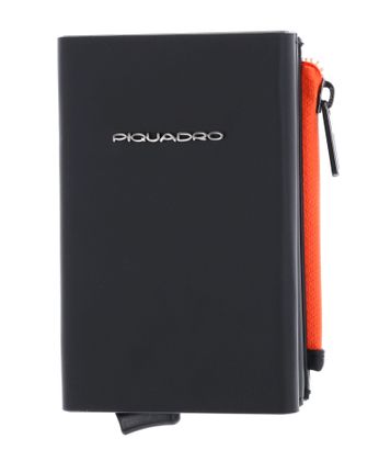 PIQUADRO Piquadro x AUDI Revolut F1® Team Compact Wallet With Pop-Up Card Holder RFID Black