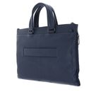 PIQUADRO Russell Expandable Slim Briefcase Blue PIQUADRO Russell Expandable Slim Briefcase Blue