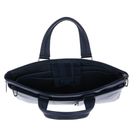 PIQUADRO Russell Expandable Slim Briefcase Blue PIQUADRO Russell Expandable Slim Briefcase Blue