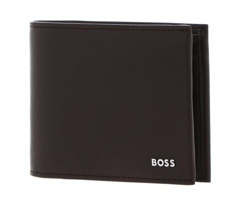 BOSS Northon Trifold Wallet Dark Brown