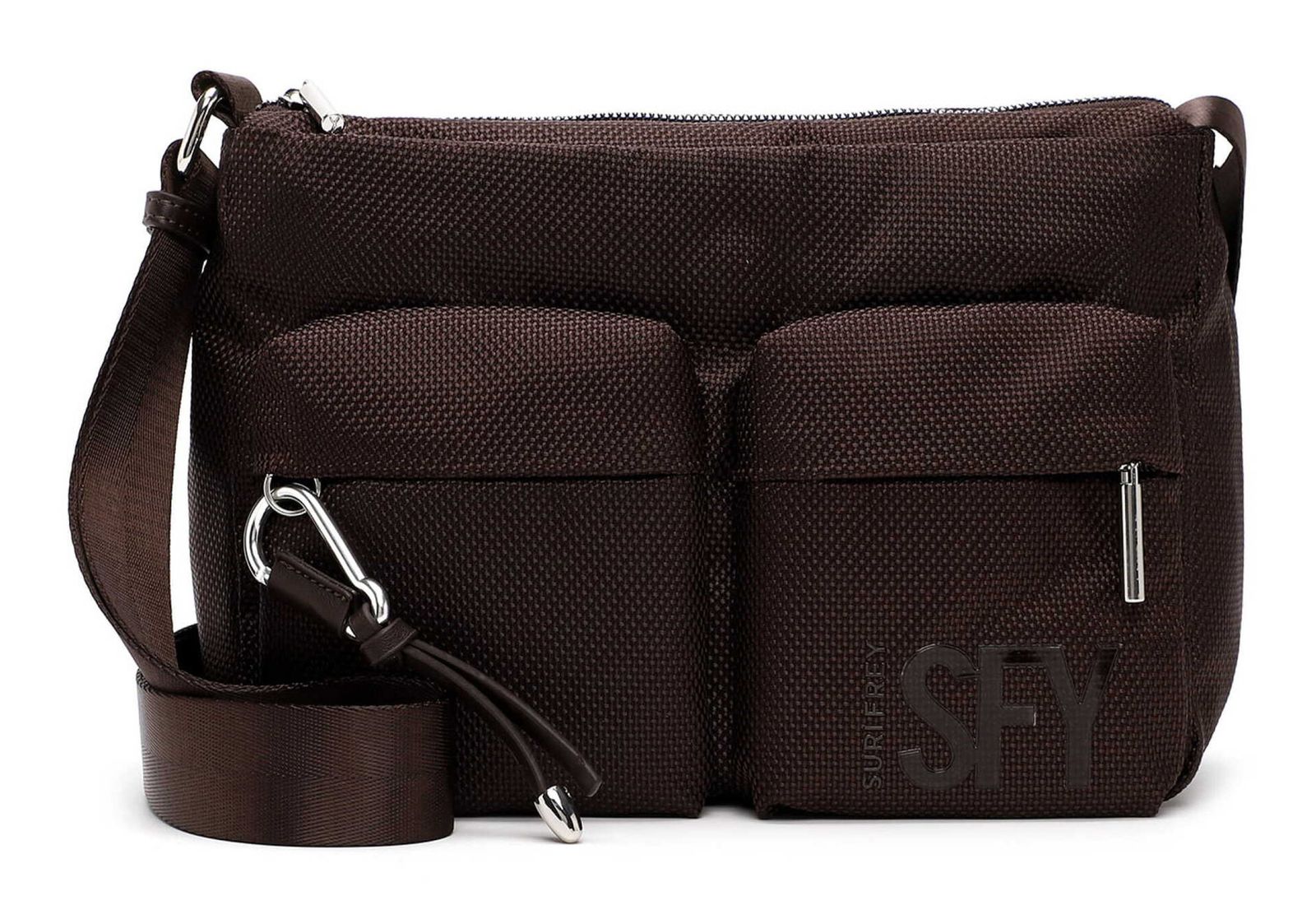 SURI FREY Suri Sports Marry Handbag With Zipper L Darkbrown