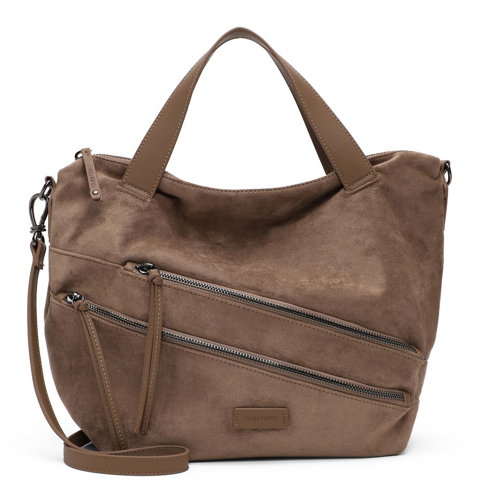 SURI FREY Celly City Shopper L Darktaupe
