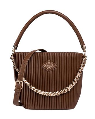 REPLAY Shoulder Bag Brown