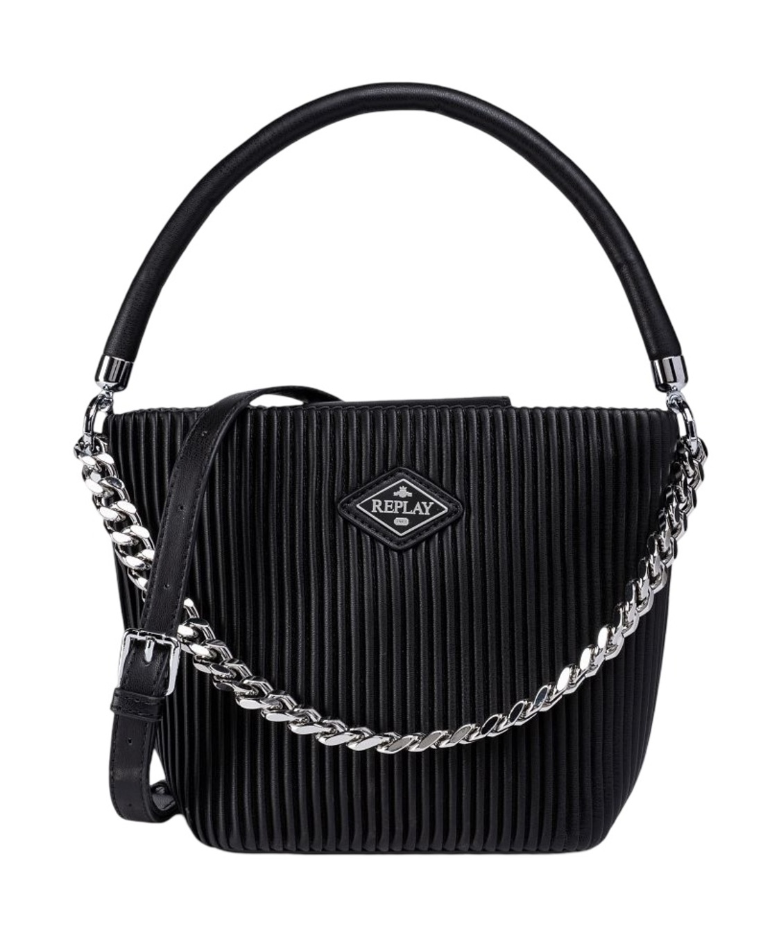 REPLAY Shoulder Bag Black REPLAY Shoulder Bag Black