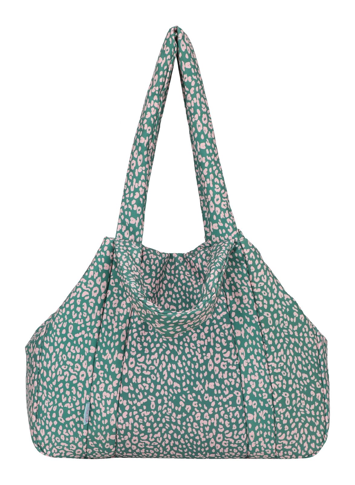 Fritzi aus Preußen Tonnje Shopper Cheetah Green Rose